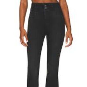 FP High Wasted Black Flare Jeans